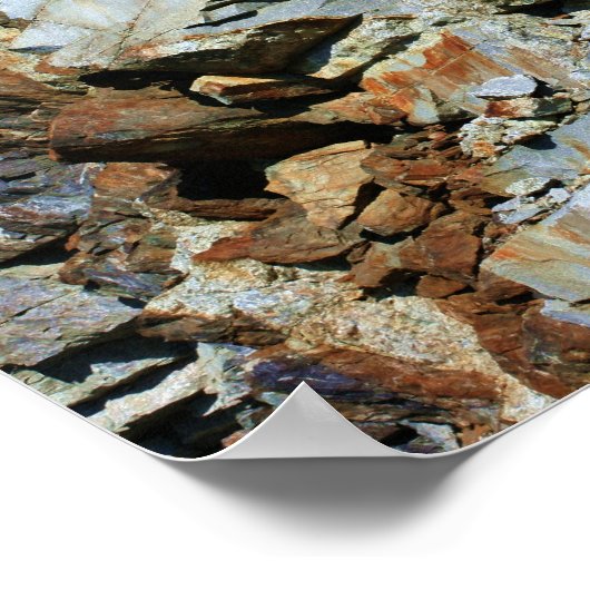 Poster Granit Rock Cliff Nature (Coin)