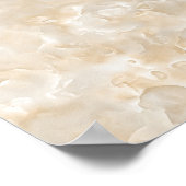 Poster Granite blanc (Coin)