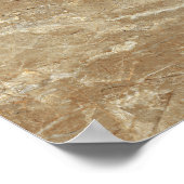 Poster Granite marron (Coin)