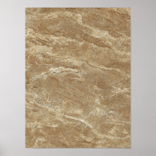 Poster Granite marron