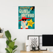 POSTER Granny devient Hollywood par Harper Lin Boo (Bureau à domicile)