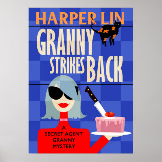 POSTER Granny frappe de nouveau par Harper Lin Boo