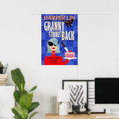 POSTER Granny frappe de nouveau par Harper Lin Boo (Bureau à domicile)