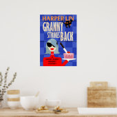 POSTER Granny frappe de nouveau par Harper Lin Boo (Cuisine)