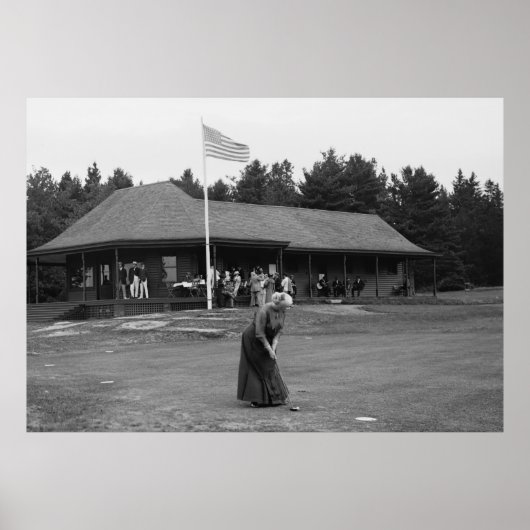 Poster Granny Lines Up a Putt, 1915 (Devant)