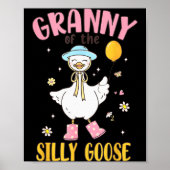 Poster Granny Of The Silly Goose First Birthday Family Ma (Devant)