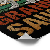 Poster Grannysaurus T Rex Dinosaur Granny Saurus Retro Mo (Coin)