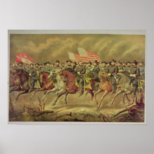 Poster Grant et ses officiers (Devant)