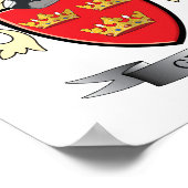 Poster Grant Family Crest Coat d'armoiries (Coin)