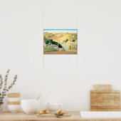 Poster Grant Wood - Stone City, Iowa (Cuisine)