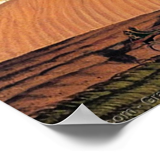 Poster Grant Wood's Fall Plowing (Coin)