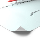 Poster Graphique à barres et flèche avec formule (Coin)