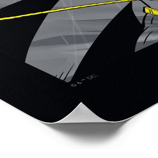 Poster Graphique à écran tridimensionnel Batman Comic (Coin)