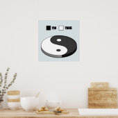 Poster Graphique à secteurs Yin Yang (Cuisine)