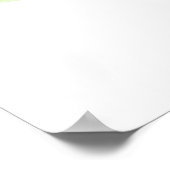 Poster Graphique abstrait vert, moderne, simple, fleuri (Coin)