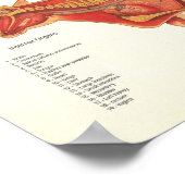 Poster Graphique anatomique de bovins - 18" X 24" (Coin)