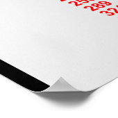 Poster Graphique Carré parfait blanc simple (Coin)
