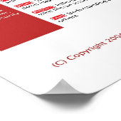 Poster Graphique Chakra 20x28 : le graphique de roby (Coin)