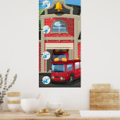 Poster Graphique Croissance des postes d'incendie (Cuisine)