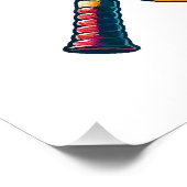 Poster Graphique de badminton (Coin)