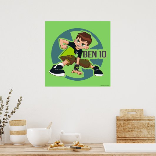 Poster Graphique de Ben Tennyson Omnitrix (Cuisine)