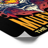 Poster Graphique de boxe thaïlandaise de Muay Thai Samura (Coin)