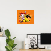 Poster Graphique de caractères de nuage (Bureau à domicile)