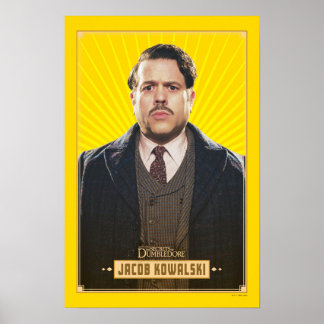 Poster Graphique de caractères Jacob Kowalski