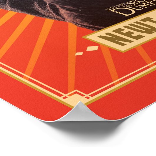 Poster Graphique de caractères Newt Scamander (Coin)