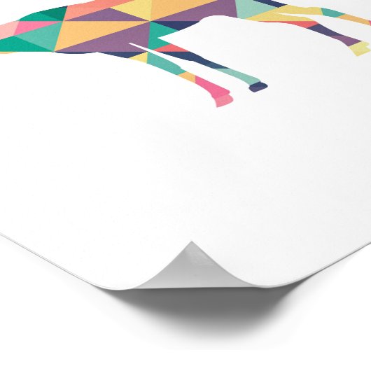 Poster Graphique De Cerfs (Coin)