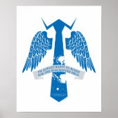 Poster Graphique de citation de Cravate de Castiel surnat (Devant)