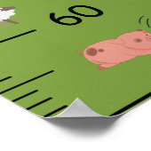 Poster Graphique de croissance agricole rustique (Coin)