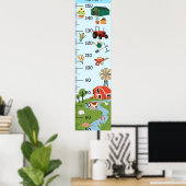 Poster Graphique de croissance agricole rustique (Bureau à domicile)