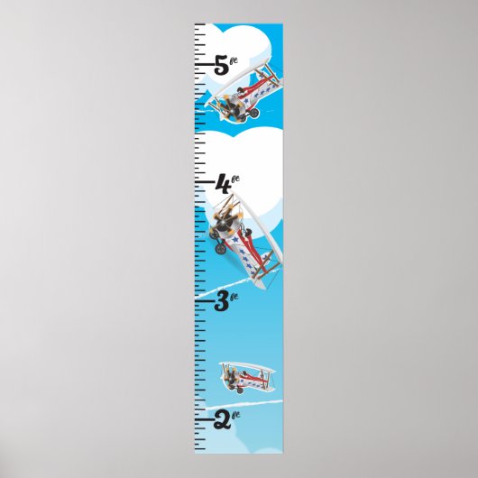 Poster Graphique de croissance bi-plan (Devant)