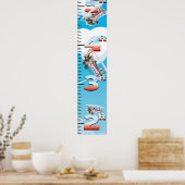 Poster Graphique de croissance bi-plan (Cuisine)