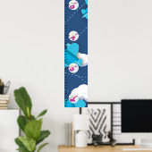 Poster Graphique de croissance bi-plan (Bureau à domicile)