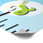 Poster Graphique de croissance bi-plan (Coin)