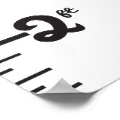 Poster Graphique de croissance clair (Coin)