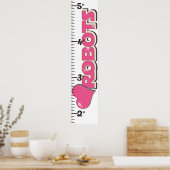Poster Graphique de croissance de I Love Robots (Cuisine)