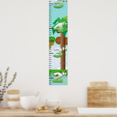 Poster Graphique de croissance de jeu rétro (Cuisine)