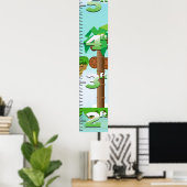 Poster Graphique de croissance de jeu rétro (Bureau à domicile)
