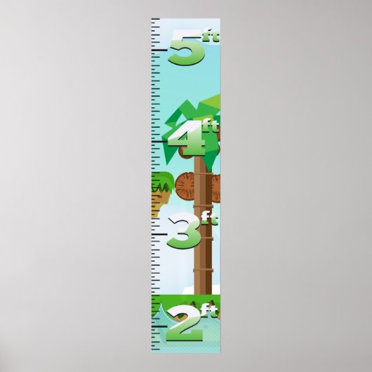 Poster Graphique de croissance de jeu rétro (Devant)