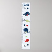 Poster Graphique de croissance de la baleine/poisson Jack (Devant)