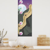 Poster Graphique de croissance de la Grande Muraille de C (Cuisine)