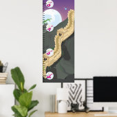 Poster Graphique de croissance de la Grande Muraille de C (Bureau à domicile)