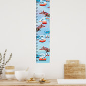 Poster Graphique de croissance de la guerre aérienne (Cuisine)