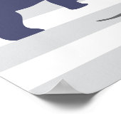 Poster Graphique de croissance de la pépinière de dinosau (Coin)