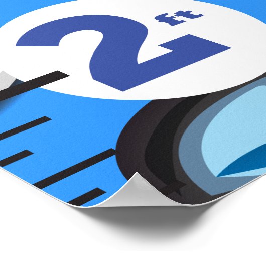 Poster Graphique de croissance de la police (Coin)