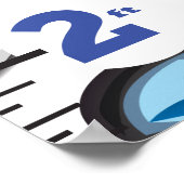 Poster Graphique de croissance de la police (Coin)