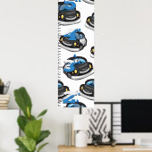 Poster Graphique de croissance de la police (Bureau à domicile)